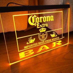 CORONA EXTRA BAR LED NEON LIGHT SIGN 8x12